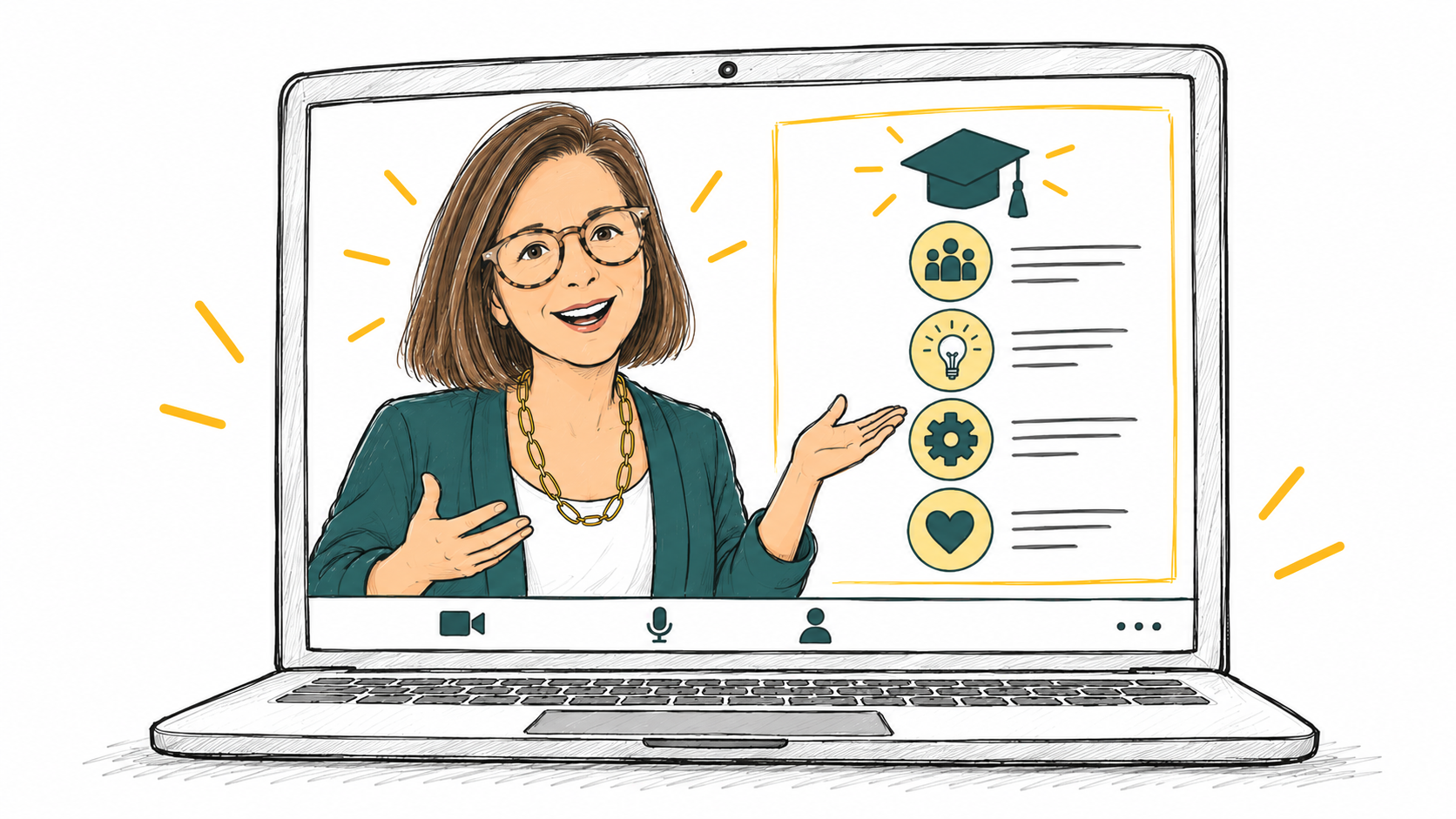 Petra stellt die Ausbildung vor