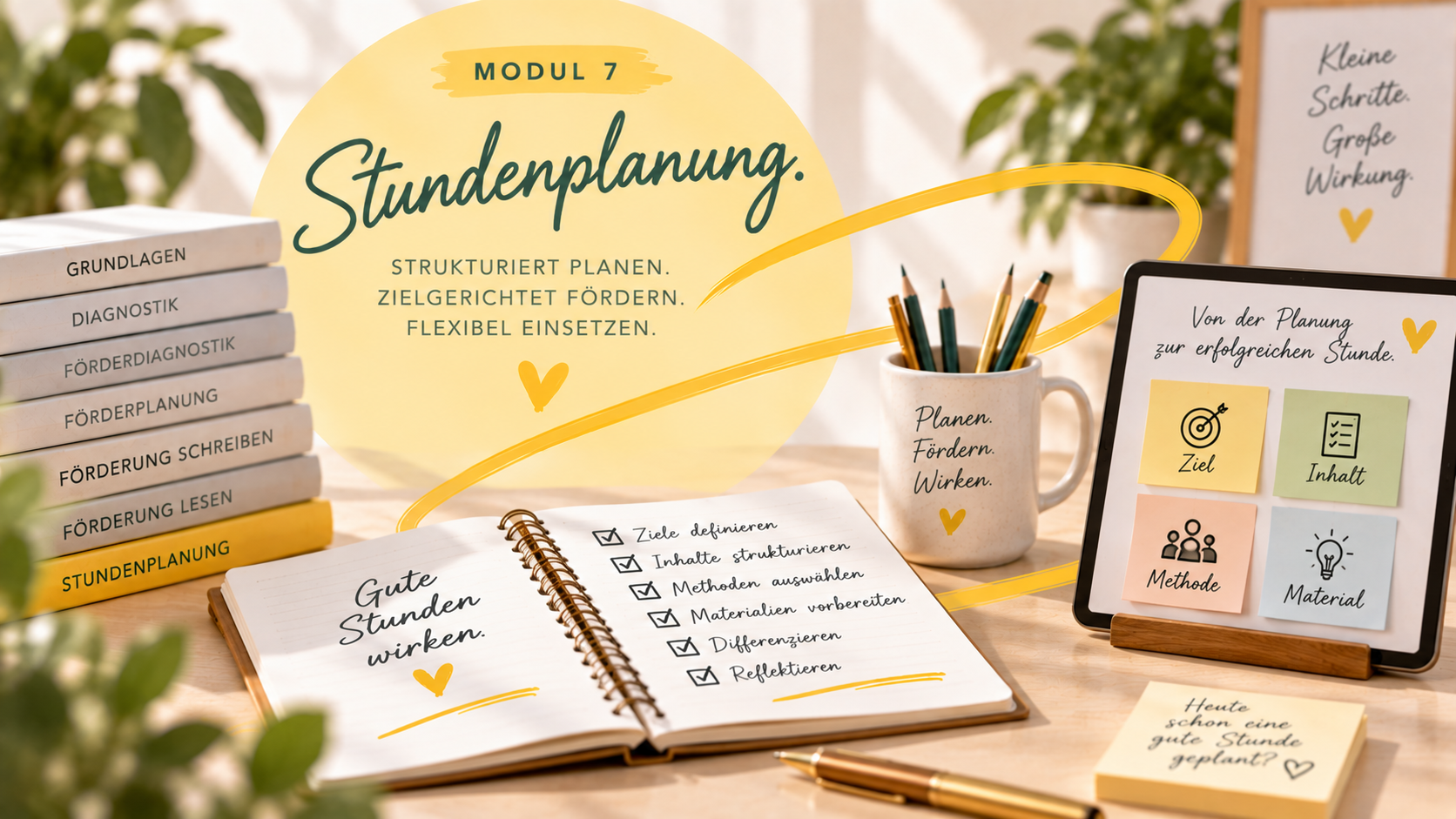 Modul 7: Stundenplanung